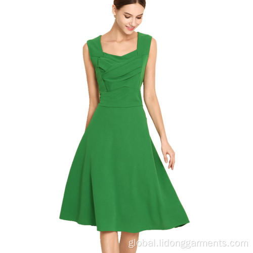 Cocktail Dresses 2020 New Types of Women Causal Sleeveless Dress Supplier